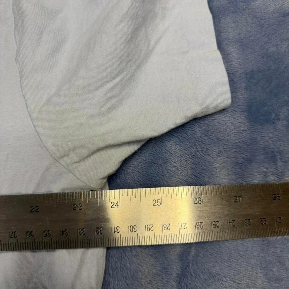 Ralph Lauren baby blue ‎ t-shirt with yellow logo Size XL